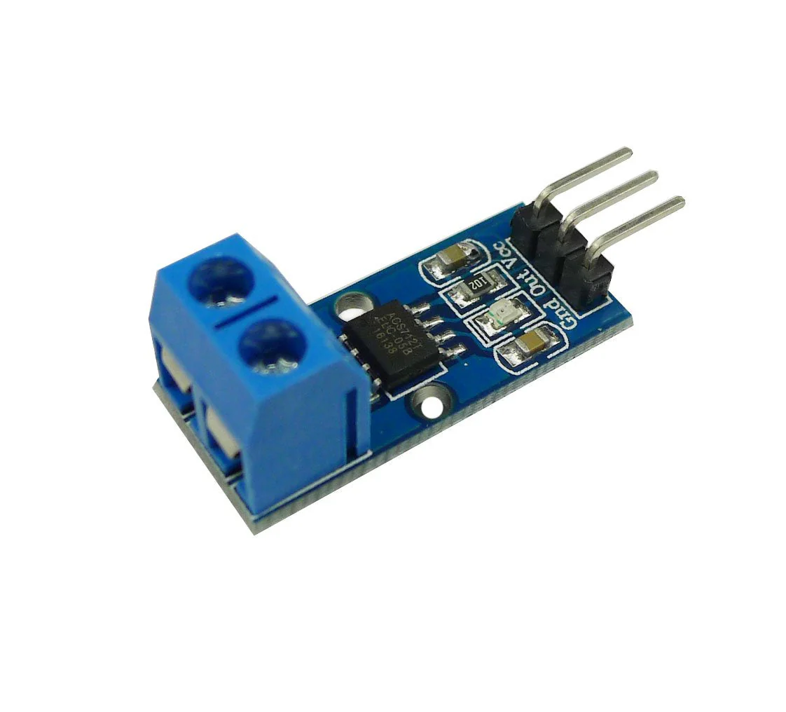 Aihasd Current Sensor ACS712 20 A Range Current Sensor Module f ¨ ¹ R Arduino - Image 3