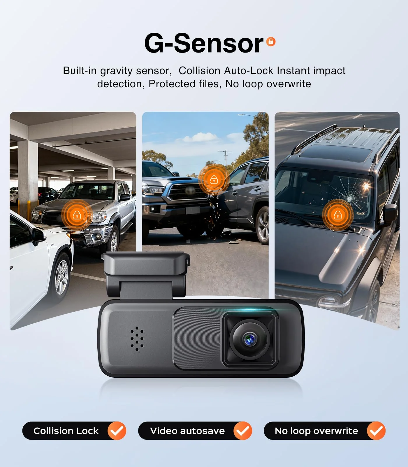 AINAVI Front Dashcam for Cars, Mini 2K Dash Camera, Dash Cam Built-in WiFi Wireless with APP Control, Hidden-Style Single Car Camera/WDR/Night Vision/G-Sensor/24H ParkingMode - Image 4