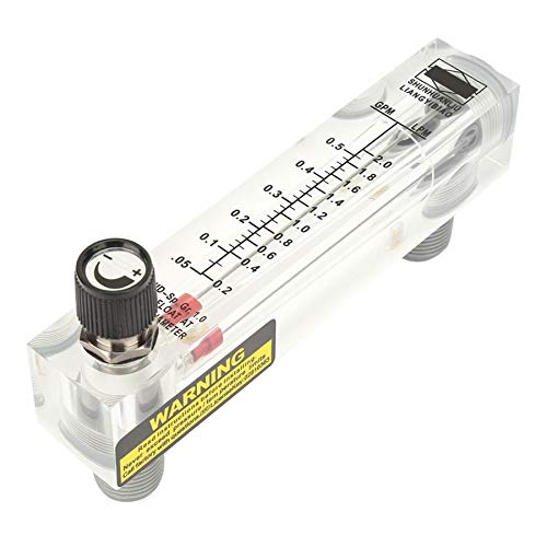 Air Gas Flow Meter, LZM-15T, 1-10 m3/h Flow Meter, Panel Air Gas Flow Type Flowmeter with Adjustable Control Valve for Gas/Oxygen/Air Flow Measurement - Image 4