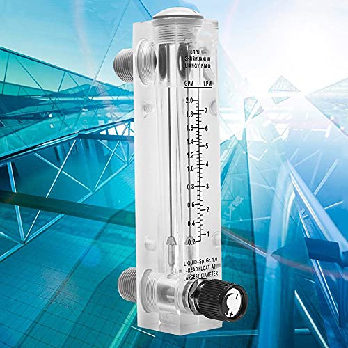 Air Gas Flow Meter, LZM-15T, 1-10 m3/h Flow Meter, Panel Air Gas Flow Type Flowmeter with Adjustable Control Valve for Gas/Oxygen/Air Flow Measurement - Image 5