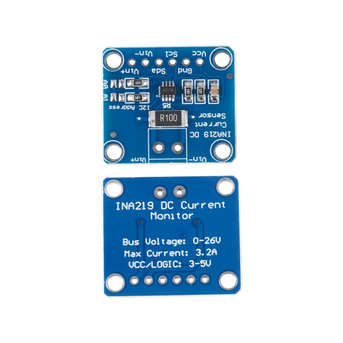 AITRIP 5pcs CJMCU-219 INA219 I2C Interface Bi-directional DC Current/Power Monitoring Sensor Module for Arduino Raspberry Pi - Image 2