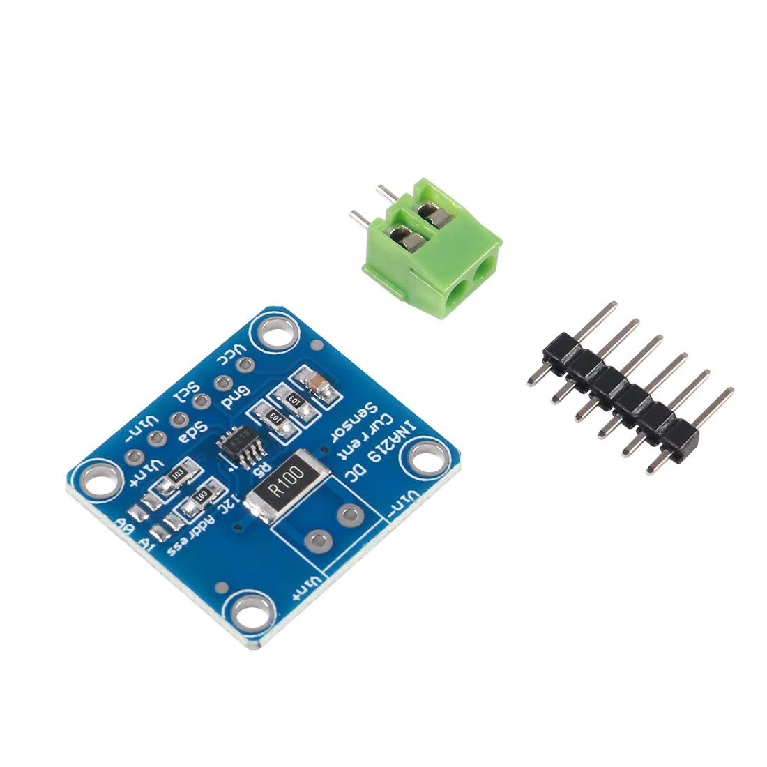 AITRIP 5pcs CJMCU-219 INA219 I2C Interface Bi-directional DC Current/Power Monitoring Sensor Module for Arduino Raspberry Pi - Image 3