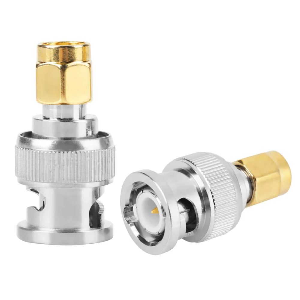 Akozon BNC Male to SMA Male Type Male Adapter Test Converter Pack of 2 - Image 2