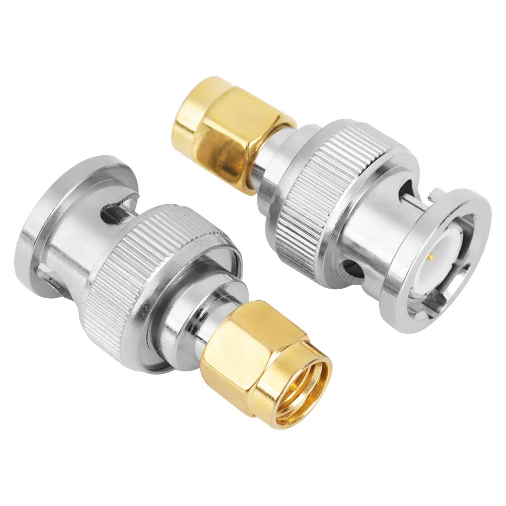 Akozon BNC Male to SMA Male Type Male Adapter Test Converter Pack of 2 - Image 4