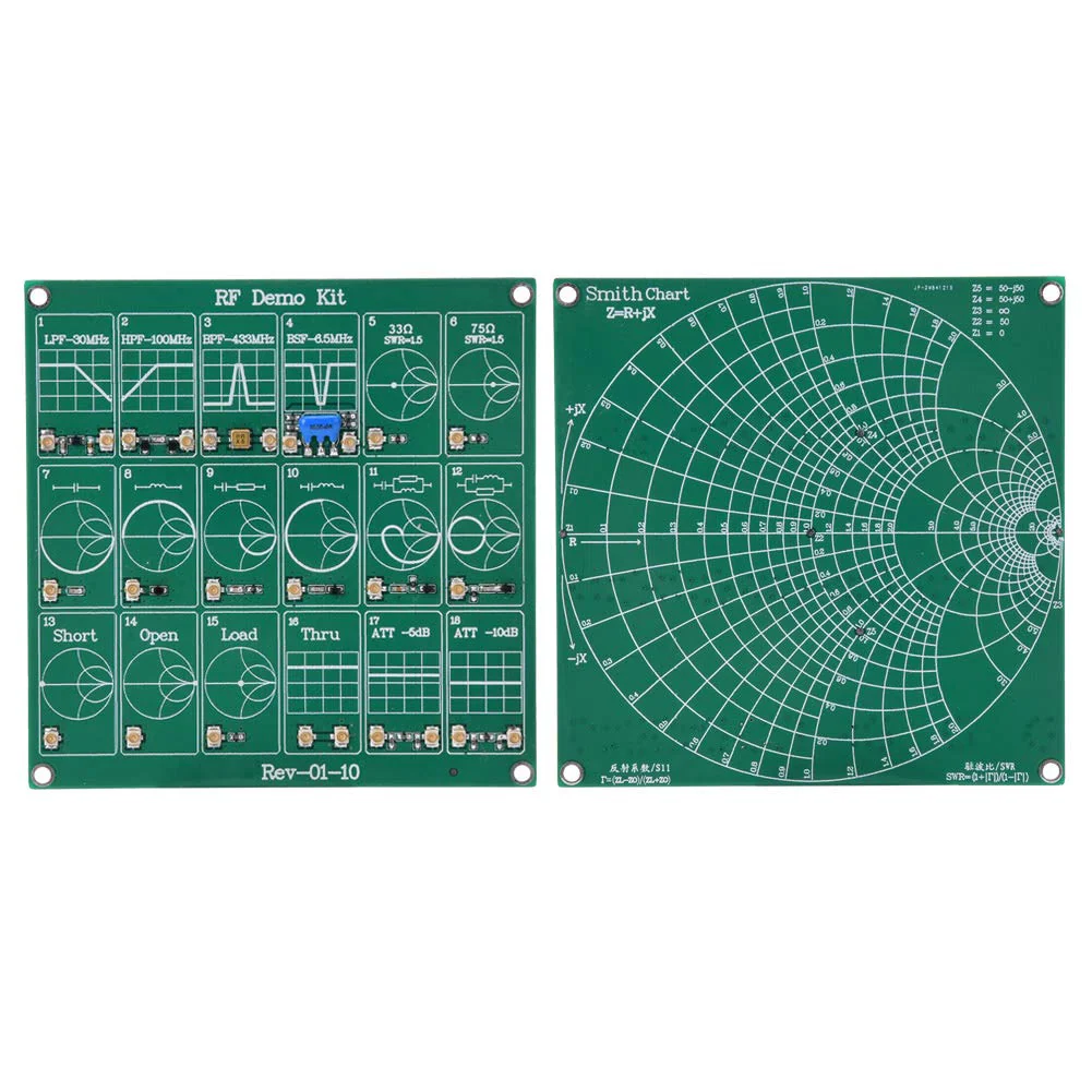 Akozon Frequency Test Board, Filter Damper RF Demo Kit NanoVNA RF Test Module Vector Network Analyzer Board Filter Damping Module - Image 6