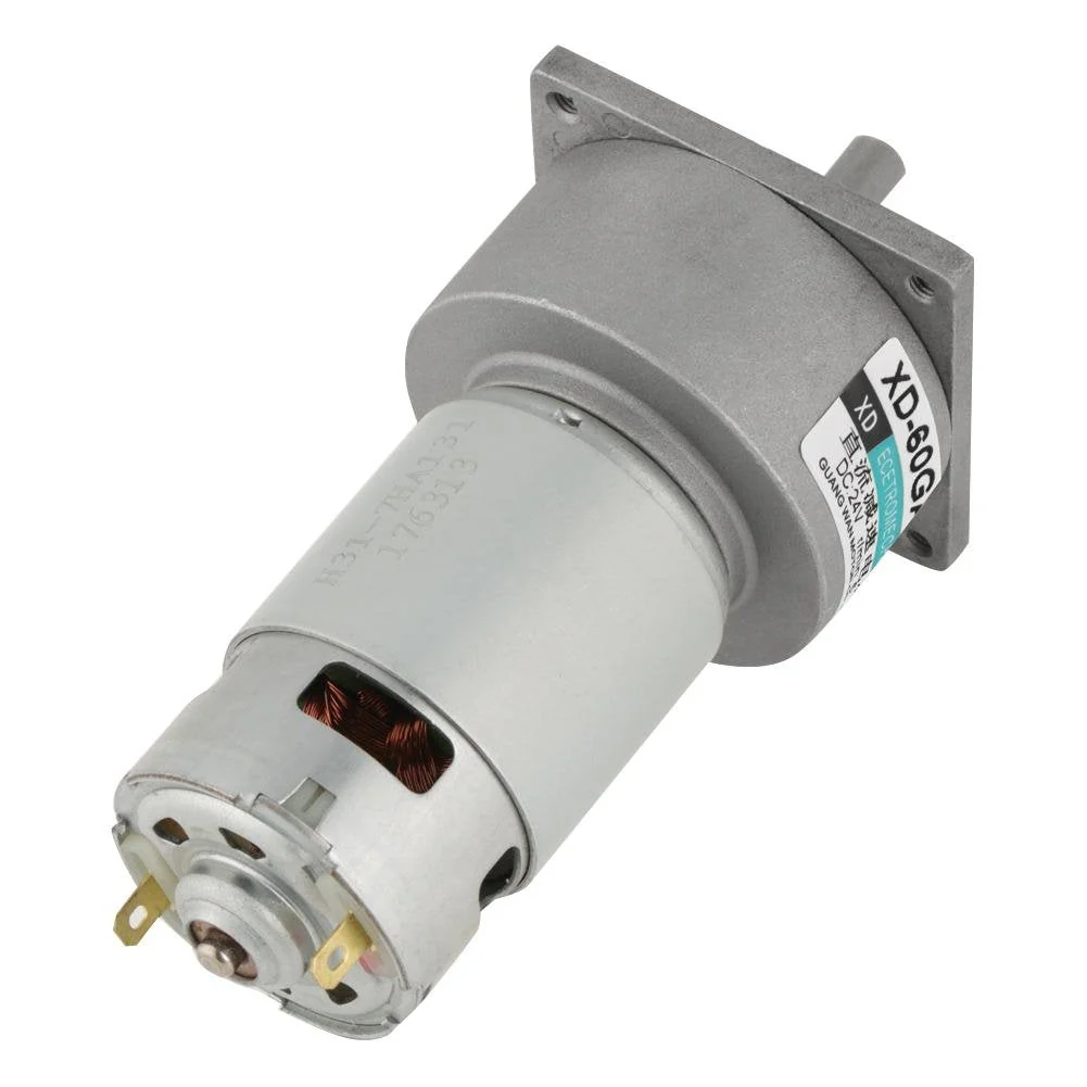 Akozon Gear Motor DC12V / 24V 35W Micro-DC Metal Gear Motor Speed Adjustable CW/CCW (24V 100rpm) 24 V 100 rpm - Image 7