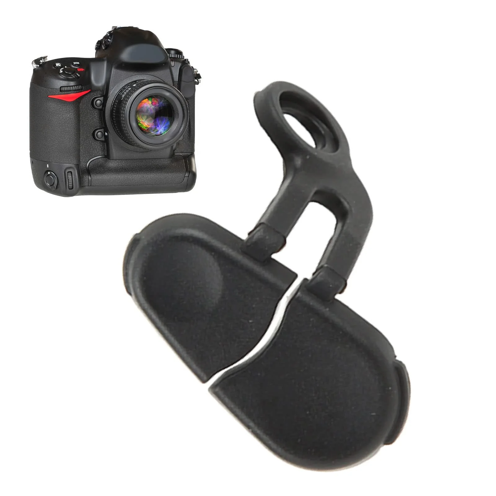 Akozon Shutter Cable Top Cover, Rubber Shutter Cable Rubber Lid Camera Shutter Release Cable Terminal Cover for D3 D3X D3S - Image 5