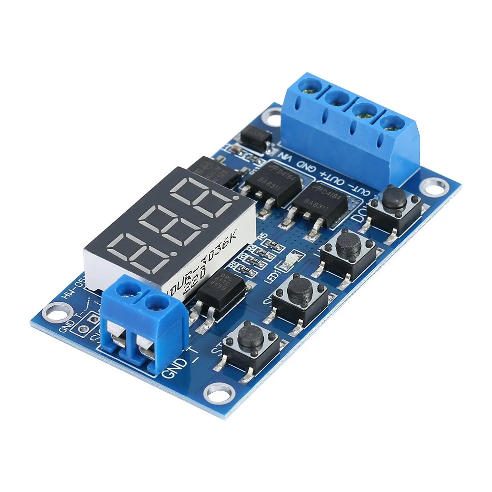 Akozon Timer Module, DC 5V-36V Trigger Cycle Delay Timer Switch Turn On/Off Relay Module with LED Display - Image 9