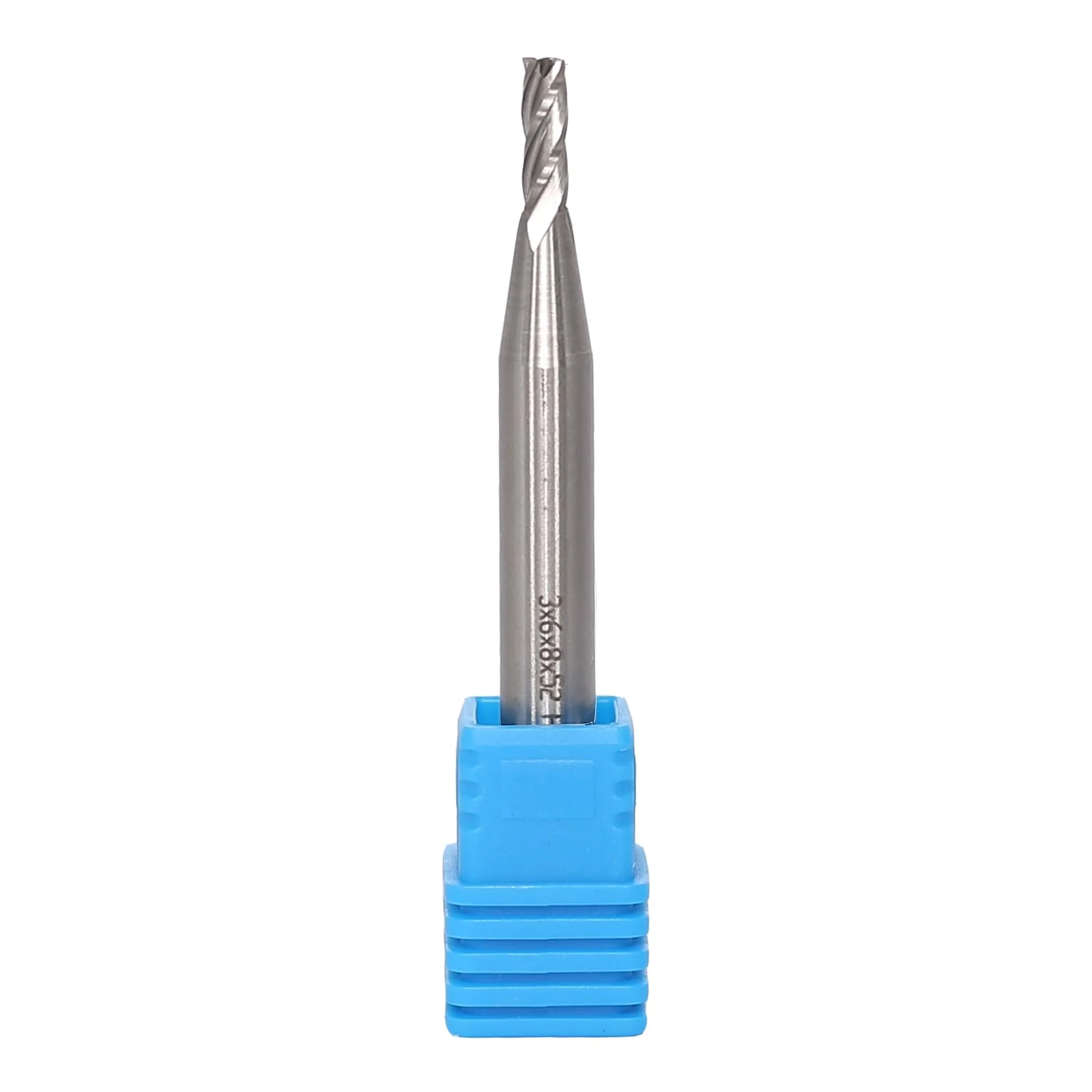 AKYLIN CNC End Mill 6 mm Shank Diameter 3 mm 4 Flutes End Mill Metal HSS Spiral Cutter for Aluminium, Wood, etc. 6x3x8mm - Image 3