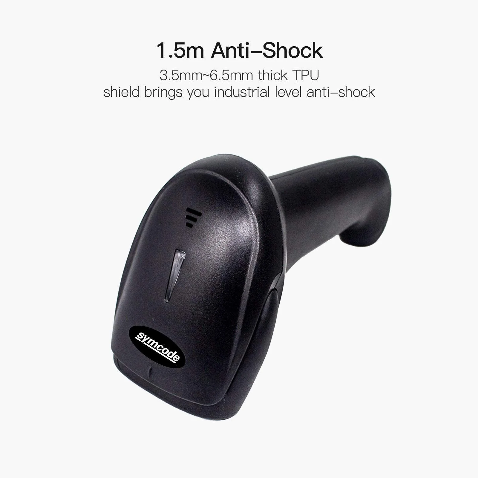 Alacrity 1D 2D Barcode Scanner with Adjustable Stand Handheld Handsfree USB QR Barcode Reader Wired Plug and Play Automatic Scanning Available CMOS Image Bar Code Reader 2D with Stand USB - Image 6