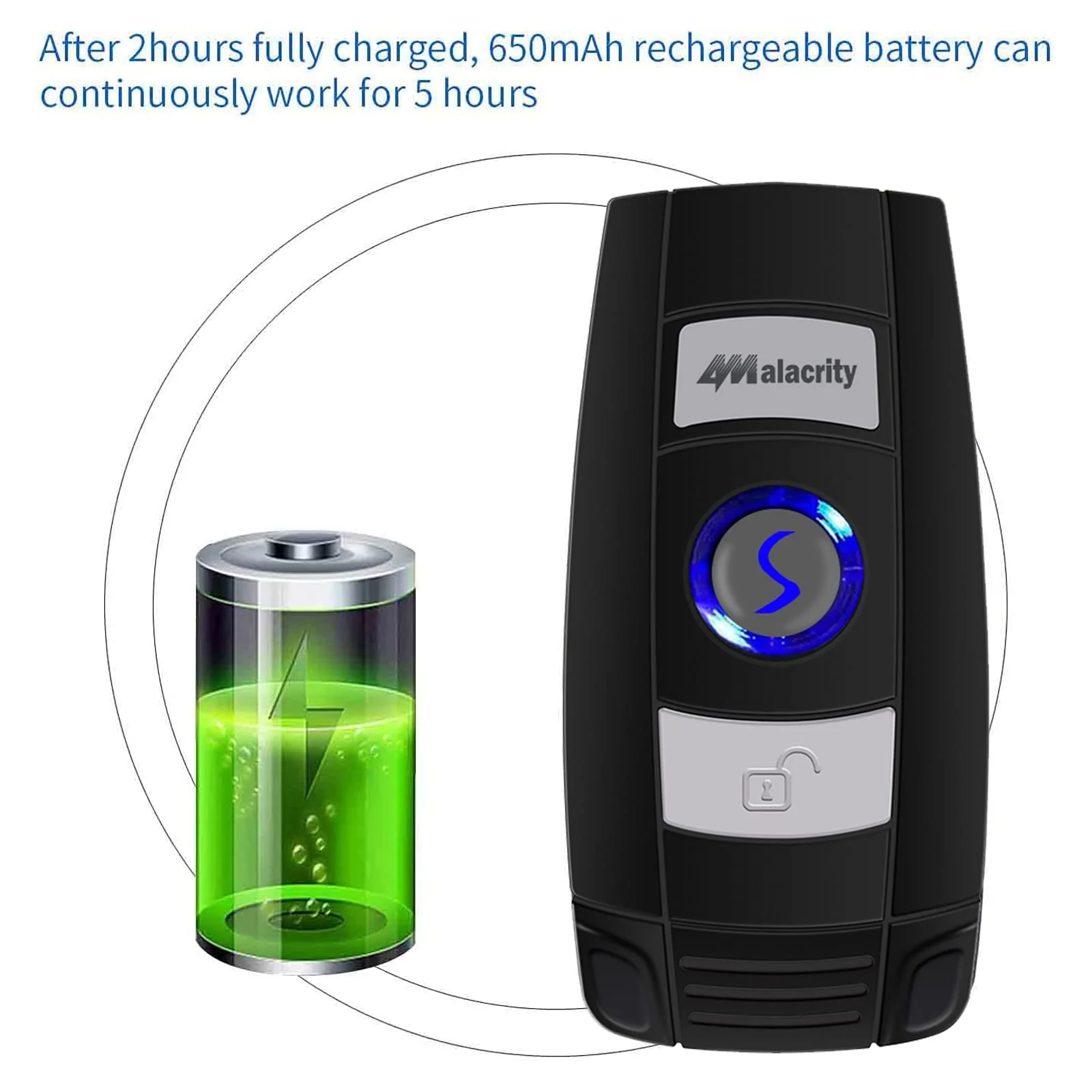 Alacrity Bluetooth Barcode Scanner, Portable Mini 1D Handheld Barcode Scanner 3-in-1 Bar Code Reader Scanner Scanning Work with Windows, Android, iOS, Tablets or Computers Able to Scan Codes on Screen 1D CCD Bluetooth Wireless Portable Scanner - Image 6