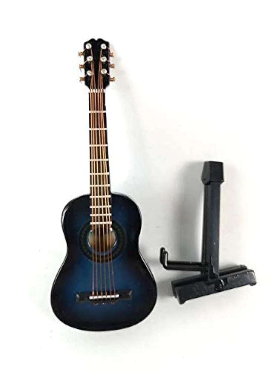 ALANO Miniature Guitar Miniature Ornaments Musical Instrument Decoration Gift (13cm)