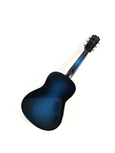 ALANO Miniature Guitar Miniature Ornaments Musical Instrument Decoration Gift (13cm) - Image 3