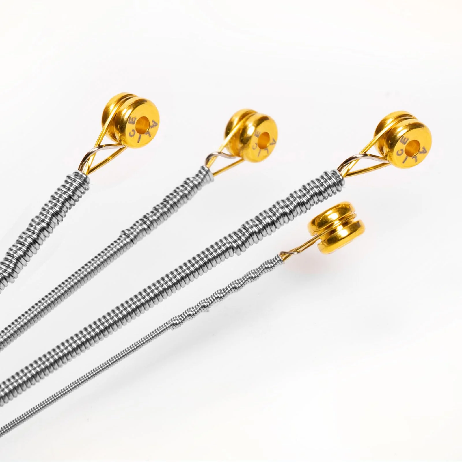 Alice Bass Guitar String 4 Strings Set, Hexagonal Core with Nickel Alloy Winding, 045-105 Medium Gauge, Saturated & Warm Sliver&Gold Ball End Professional 45-105(4 Strings) - Image 5