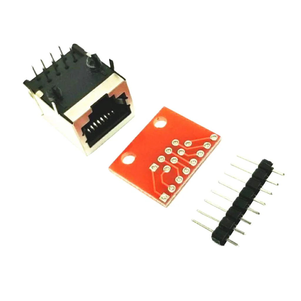 Almencla Pack of 10 8P8C Female Connectors and Connectors Plate Connector Breakout Board for Ethernet Sockets - Image 7