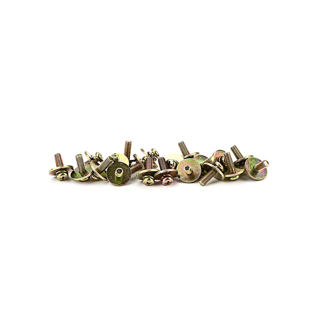 Alnicov 20pcs Metal Drum Set Lug Claw Hook Mount Screws With Washer for Snare/Tom/Bass Drum Lugs - Image 5