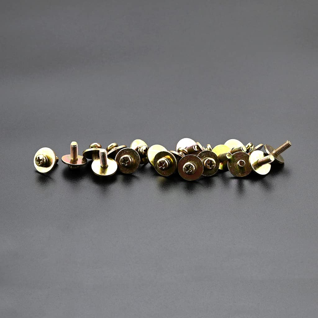 Alnicov 20pcs Metal Drum Set Lug Claw Hook Mount Screws With Washer for Snare/Tom/Bass Drum Lugs - Image 8