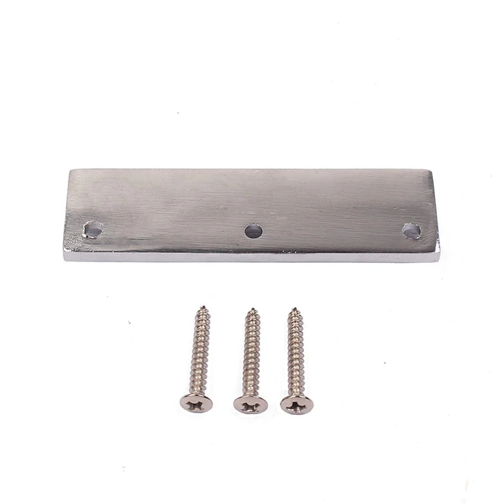 Alnicov Electric Guitar 6 Strings Metal Fixed Hardtail Saddle Bridge for Guitar Parts Chrome - Image 6