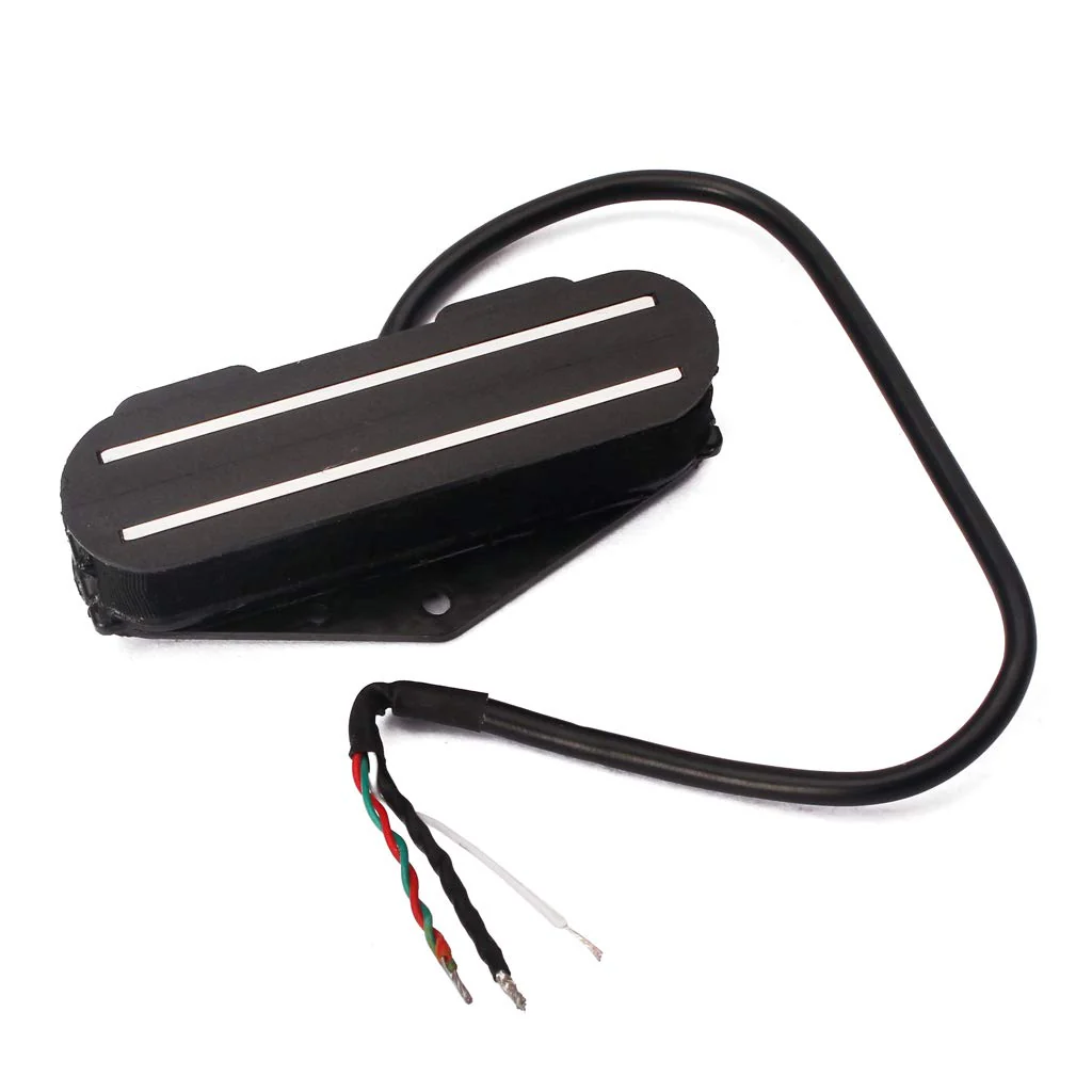 Alnicov Electric Guitar Pickup Dual Hot Rail Humbucker Pickup Single Coil Guitar Pickup Fit for TL Strat Squier Tele Electric Guitar，Black - Image 2