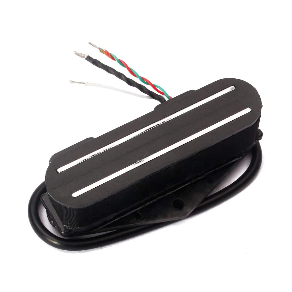 Alnicov Electric Guitar Pickup Dual Hot Rail Humbucker Pickup Single Coil Guitar Pickup Fit for TL Strat Squier Tele Electric Guitar，Black - Image 4