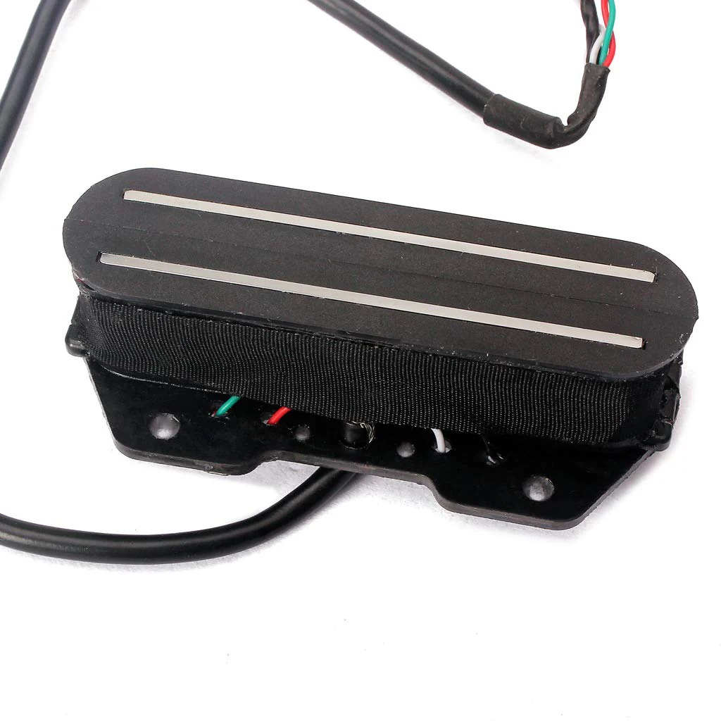 Alnicov Electric Guitar Pickup Dual Hot Rail Humbucker Pickup Single Coil Guitar Pickup Fit for TL Strat Squier Tele Electric Guitar，Black - Image 6