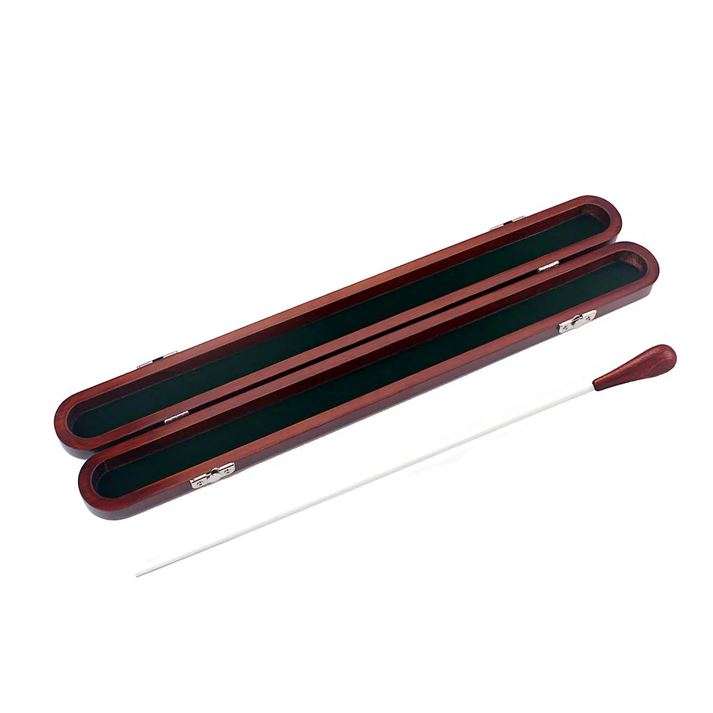 Alnicov Red Wood Conductor Music Baton Wooden Box Case with Baton Handmade Musical Parts - Image 6