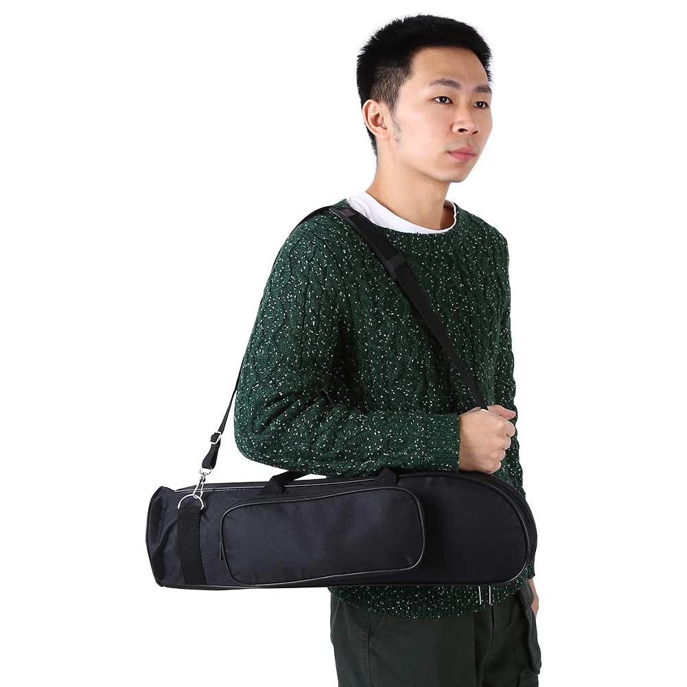 Alomejor Trumpet Bag Oxford Cloth Shockproof Trumpet Case with Shoulder Strap and Gripped Handle for Trumpeter Black - Image 3