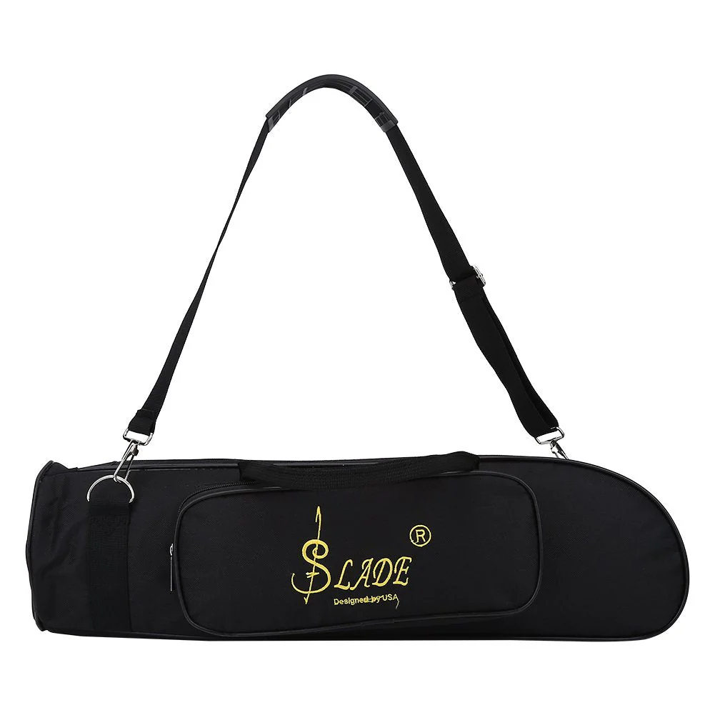 Alomejor Trumpet Bag Oxford Cloth Shockproof Trumpet Case with Shoulder Strap and Gripped Handle for Trumpeter Black - Image 9
