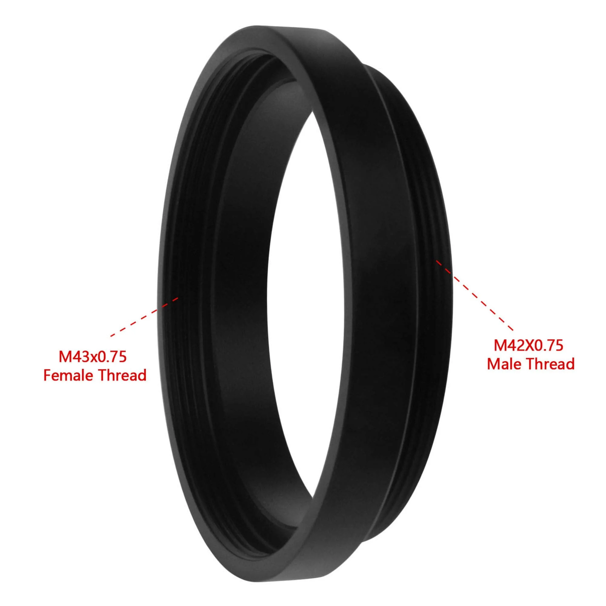 Alstar M43x0.75 Female to M42X0.75 T / T2 Male Thread Telescope Adapter - The Camera Adapter - Image 3