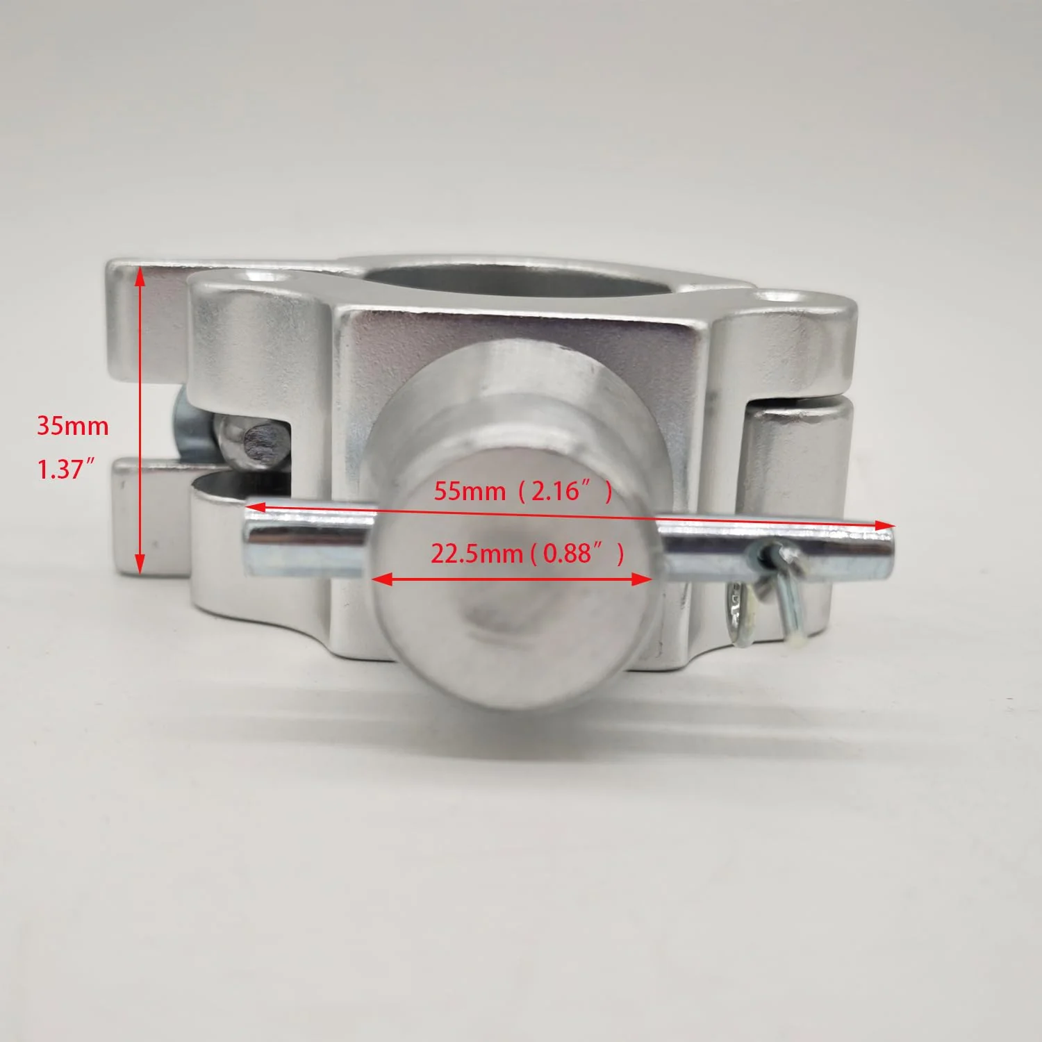 Aluminum 32-35mm Wrap-Around Coupler Clamp for stage lighting Truss Clamp Load Capacity 440 lbs - Image 3