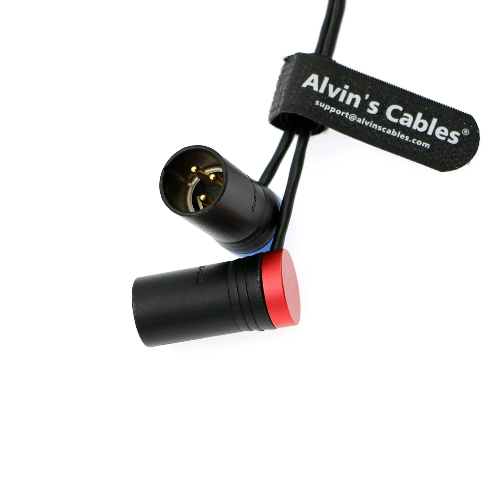Alvin's Cables 10Inch (25cm) Low Profile TA5F to Dual LP XLR 3 Pin Male Audio-Cable for Wisycom-MCR54, Lectrosonics-DCHR-Receiver, Cameras, Portable Recorders, Mixers - Image 4