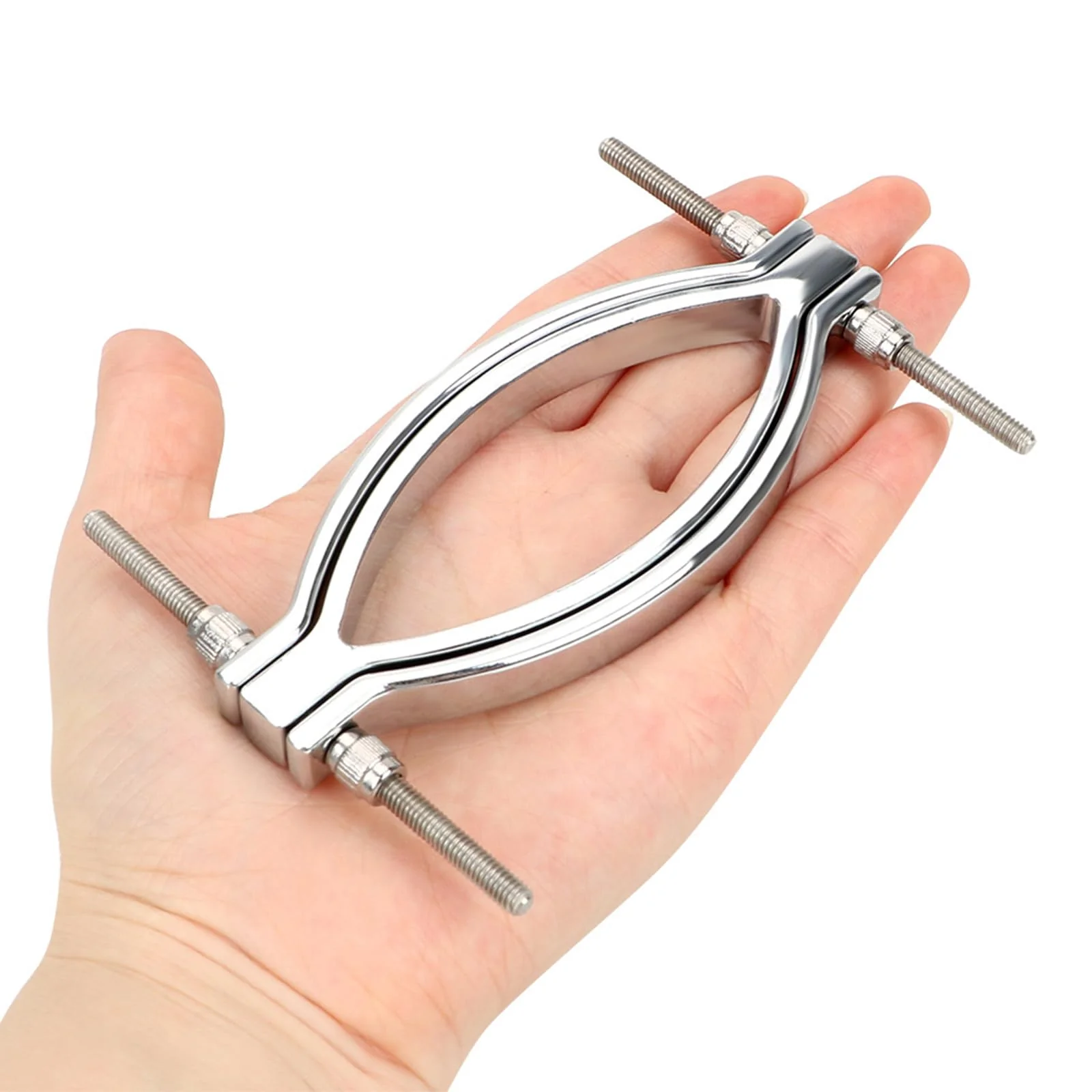 AMAZBEE Labia Spreader for Women Stainless Steel Vaginal Spreader for Speculum Fetish Clitoris Labia Clip for Adults SM Sex Games (1) 1 - Image 5