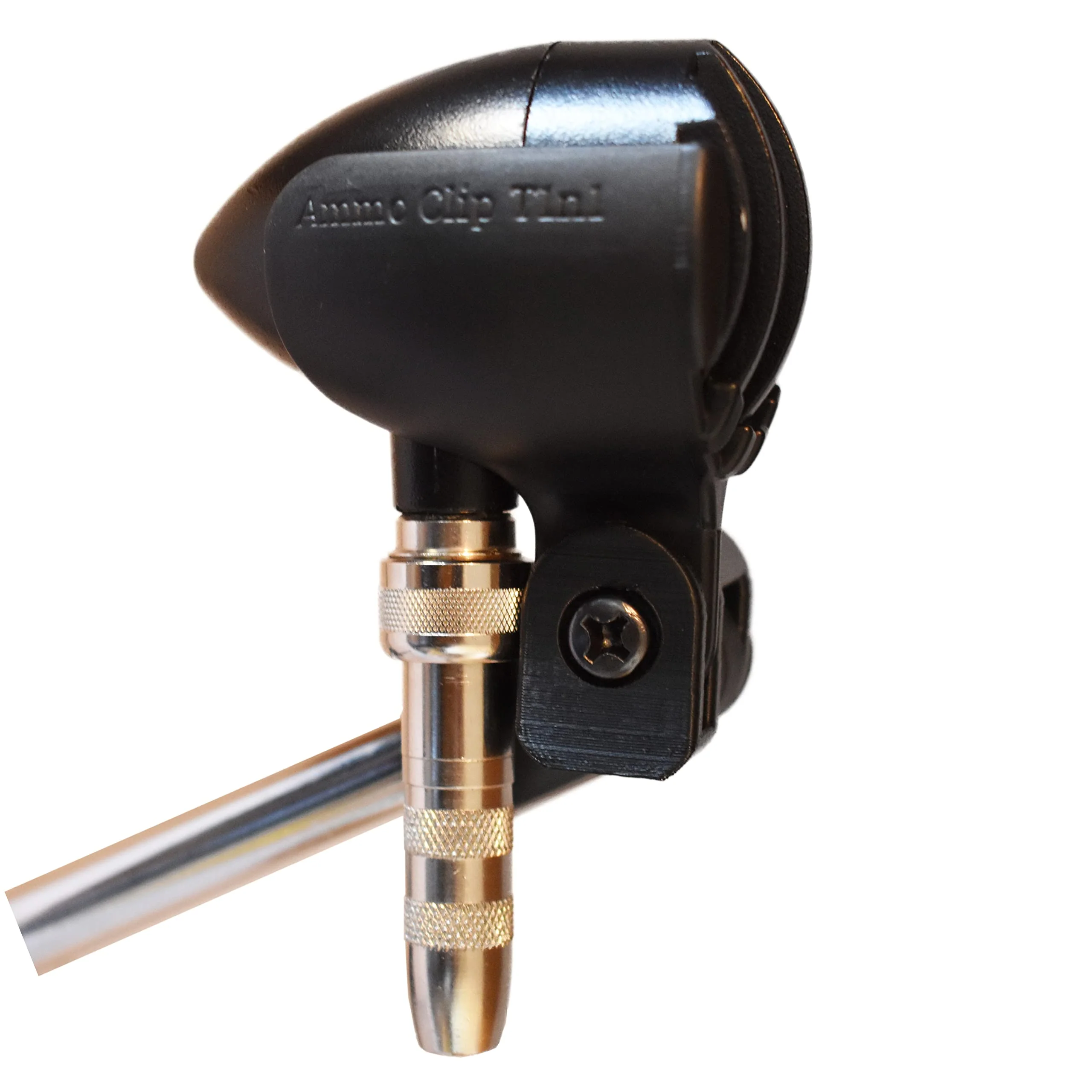 Ammo Clip T1n1 Bullet Mic Holder for Bulletini Harmonica Microphone (Natural Black) - Image 5