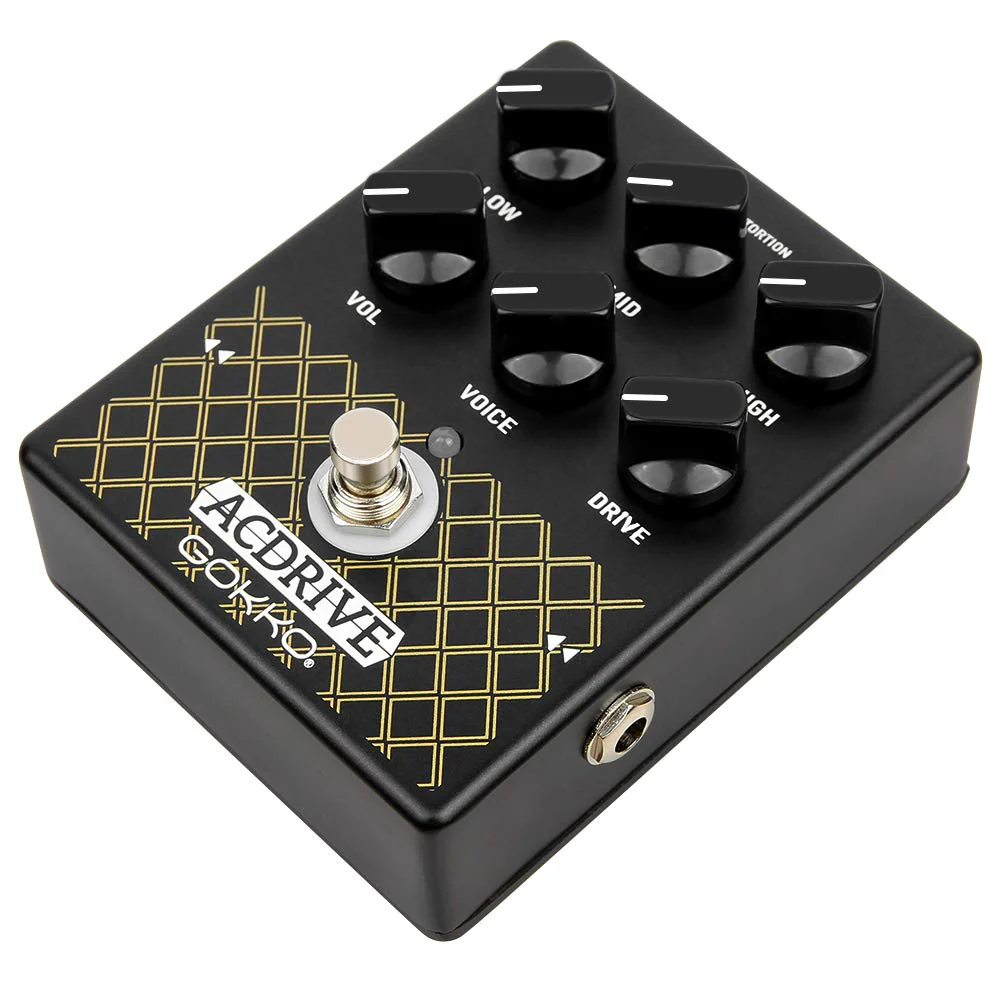 AMPLI PEDAL ACBOX GK-35 - Vox - Inspired British Class A Amp Simulating Effects Pedal with 6 - Control Tone Shaping - Image 2