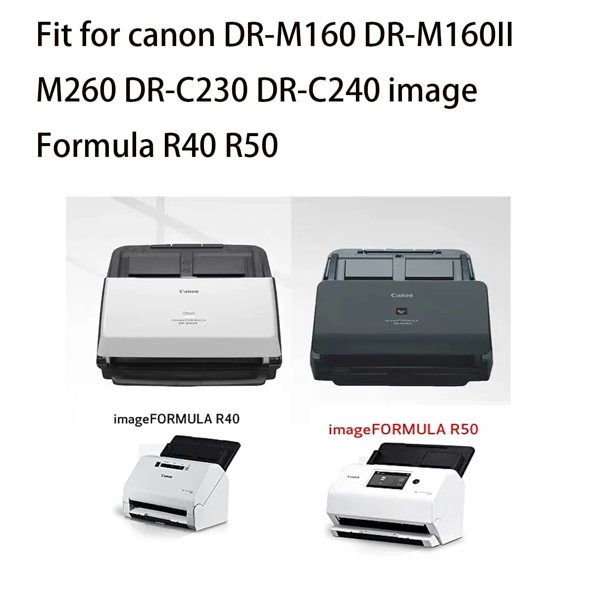 AMSOAN Scanner Pickup Feed Roller Kit for Canon DR-M160 DR-M160II M260 DR-C230 DR-C240 - Image 6