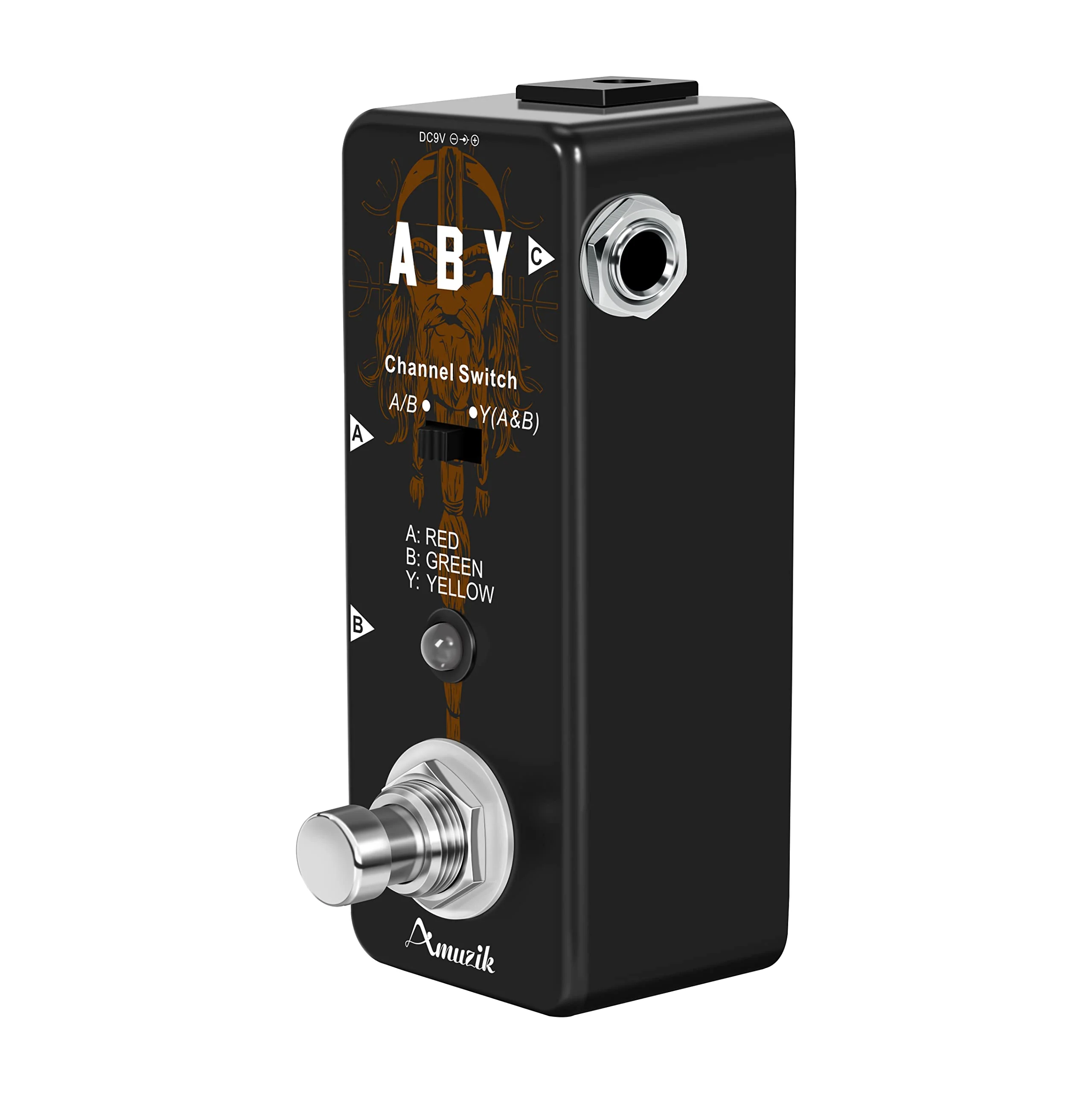 Amuzik Switch Box Pedals Functional ABY BOX Switch Guitar Pedal Selector Audio Channel Pedal for Guitar Mini Size True Bypass - Image 8