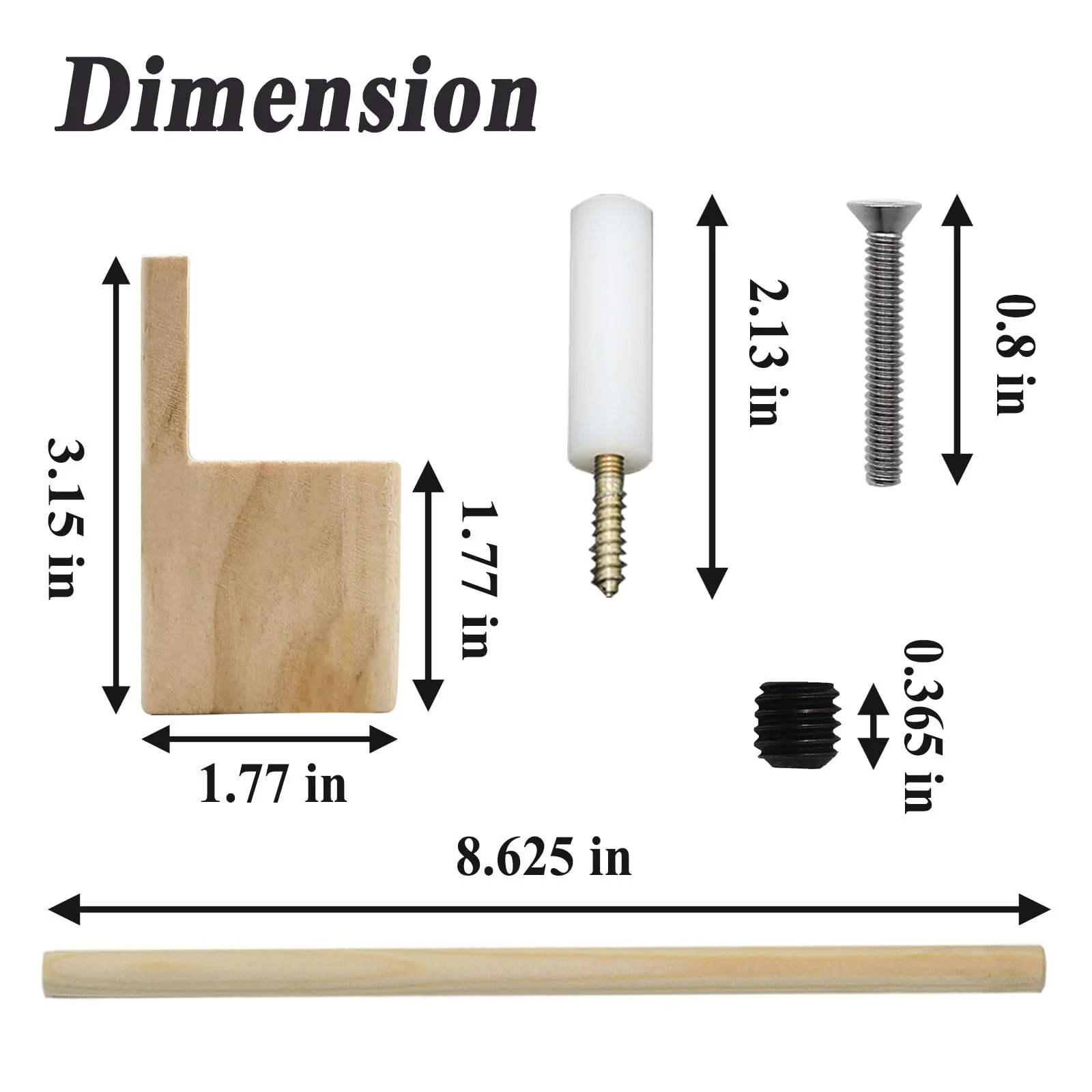 AN3694 Acoustic Guitar Bridge Pins - Work to Enhance the Volume and Tone of Guitar - Image 2
