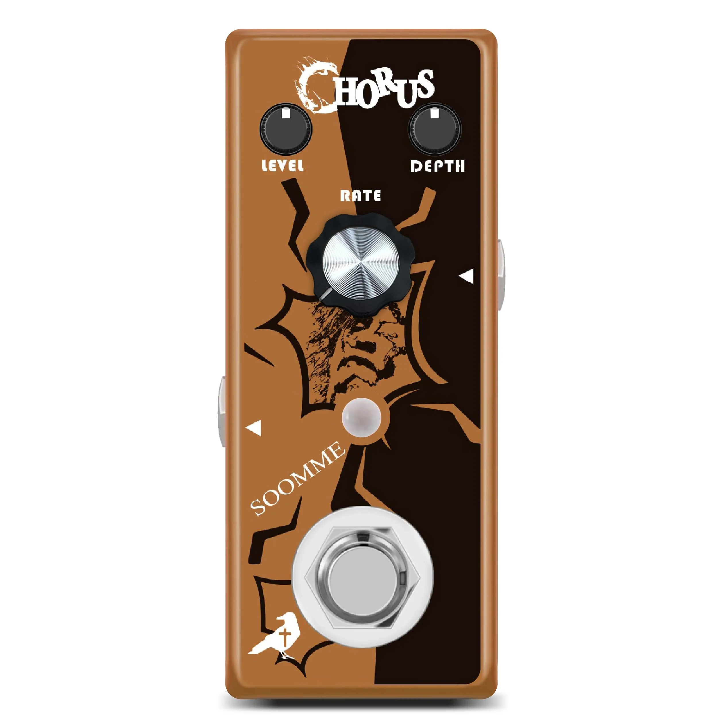 Analog Chorus Guitar Effect Pedal for Electric Guitar with High Warm And Clear Sound Mini Size True Bypass