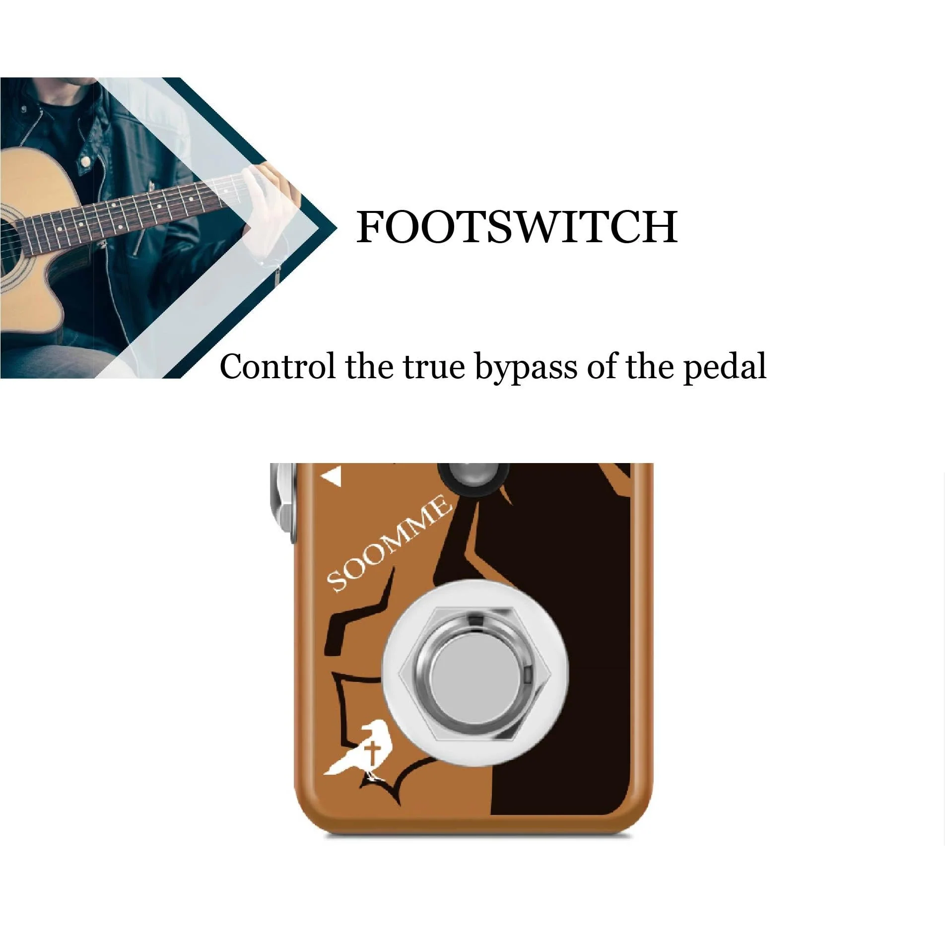 Analog Chorus Guitar Effect Pedal for Electric Guitar with High Warm And Clear Sound Mini Size True Bypass - Image 4