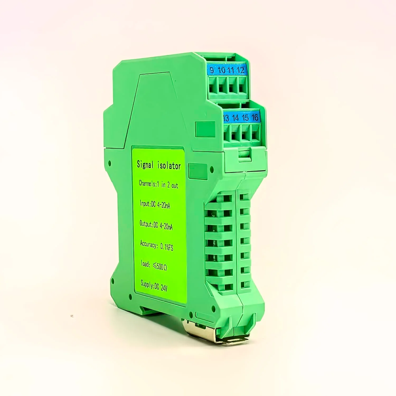 Analog Signal Isolator Transmitter Splitter DC Galvanic Separation Analog Signal Splitter Current Voltage Transmitter DIN Rail Mount(4-20ma 1 in 3 Out) 4-20ma 1 in 3 out - Image 4