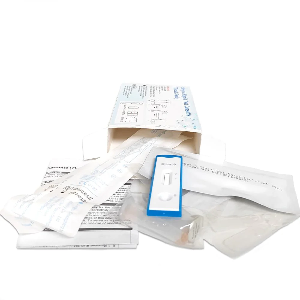 Anbio 2 x Strep A Test self-diagnostics - Streptococcal Rapid Test with Throat Swab - Home Test for Detection of Group A Streptococcal Antigen - Image 2