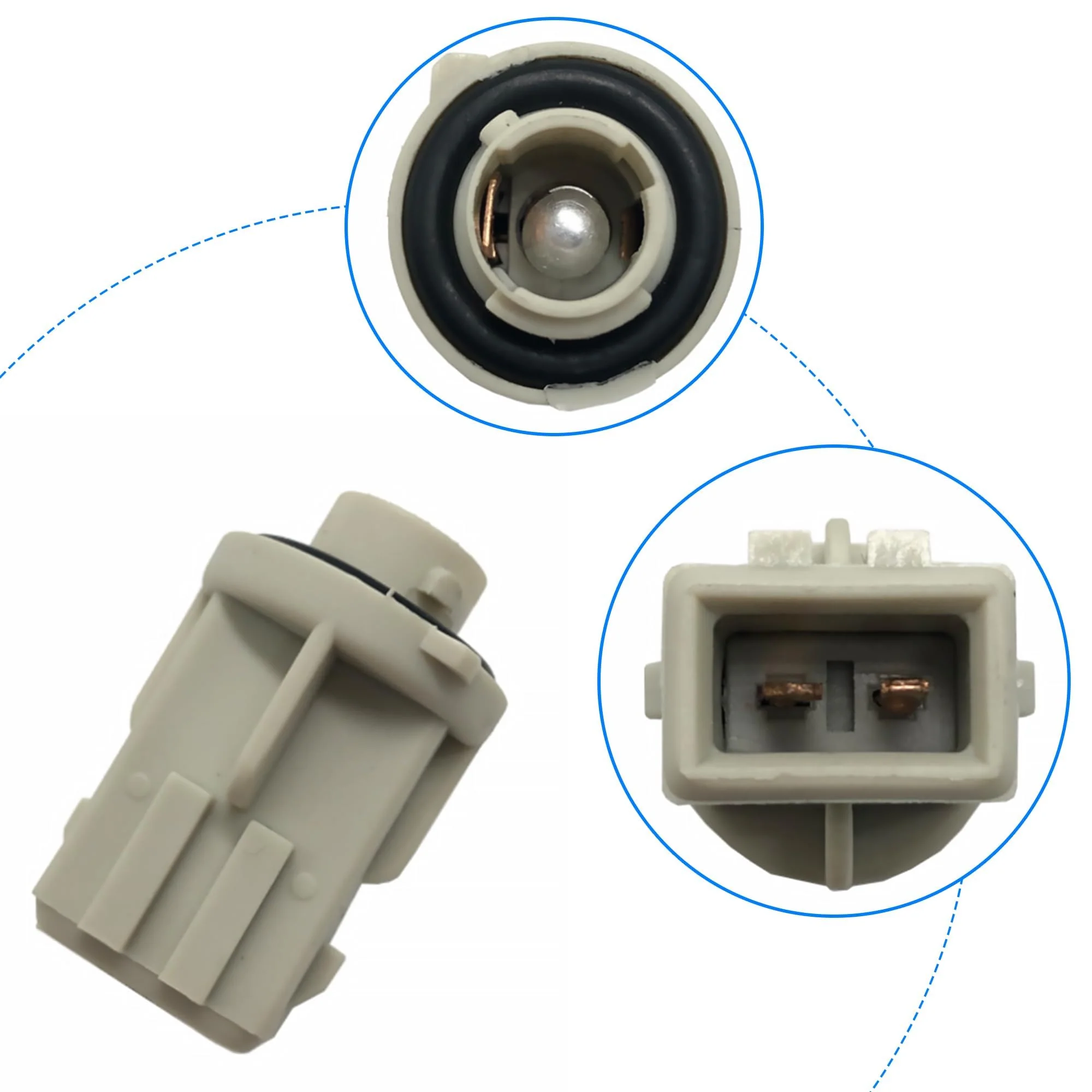 ANBOO 2 x Lamp Holder Side Lamp Holder 191941669A for T4 Golf, Lamp Holder with VW T4 1990 to 2003 Lamp Holder Lamp Housing - Image 4