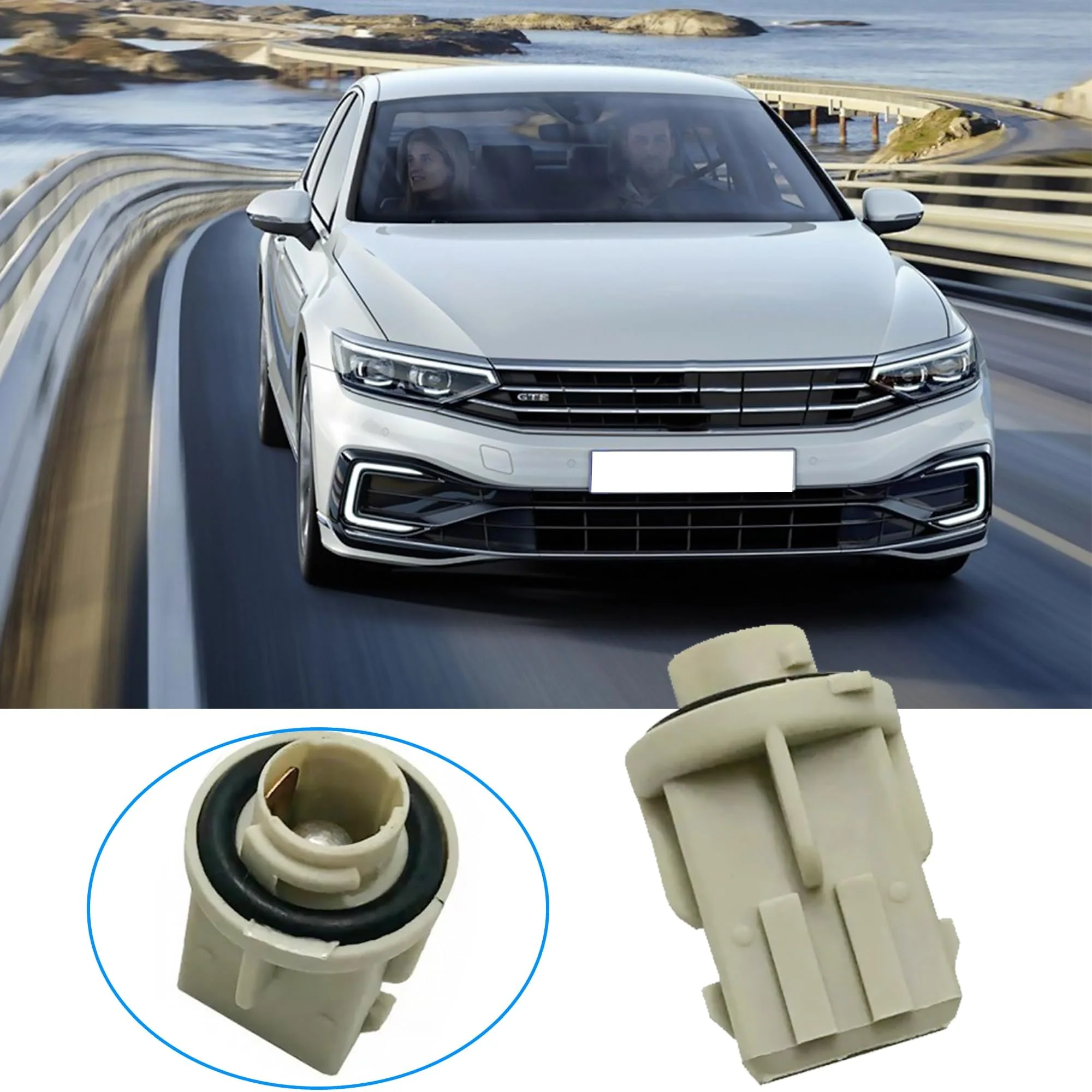 ANBOO 2 x Lamp Holder Side Lamp Holder 191941669A for T4 Golf, Lamp Holder with VW T4 1990 to 2003 Lamp Holder Lamp Housing - Image 6