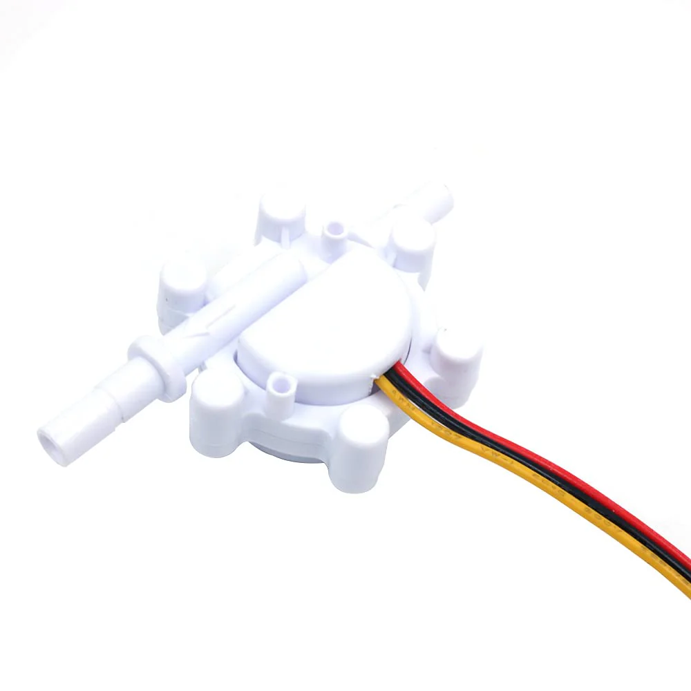 ANCLLO 1/4" Hall Effect Water Flow Sensor Switch Flow Meter Meter Liquid Meter DC 5V 0.25-5L/min - Image 2