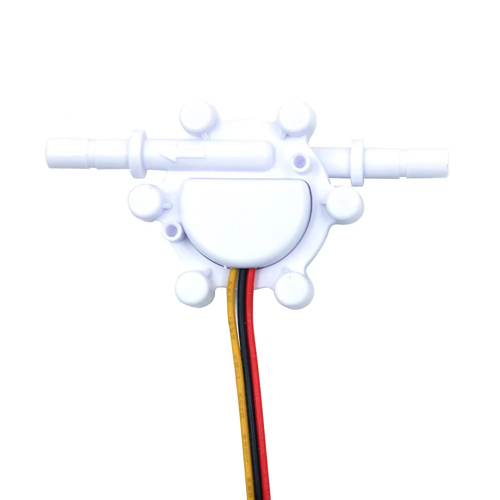 ANCLLO 1/4" Hall Effect Water Flow Sensor Switch Flow Meter Meter Liquid Meter DC 5V 0.25-5L/min - Image 4