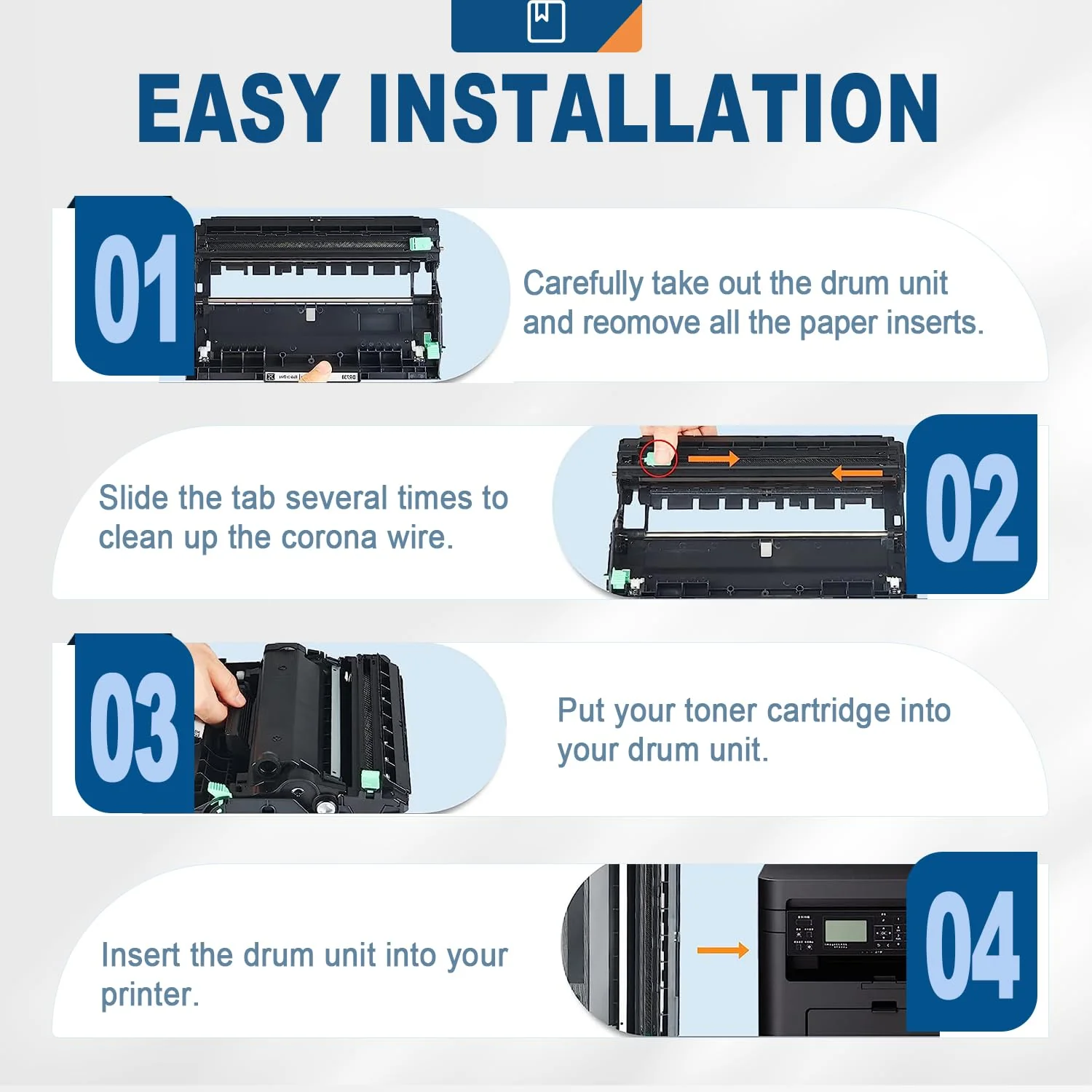 Ankink DR730 Compatible Drum Unit (Not Toner) Replacement for Brother DR-730 DR760 760 for HL-L2350DW HL-L2370DW HL-L2395DW HL-L2325DW MFC-L2750DW MFC-L2710DW L2690DW DCP-L2550DW Laser Printer,1 Pack - Image 4