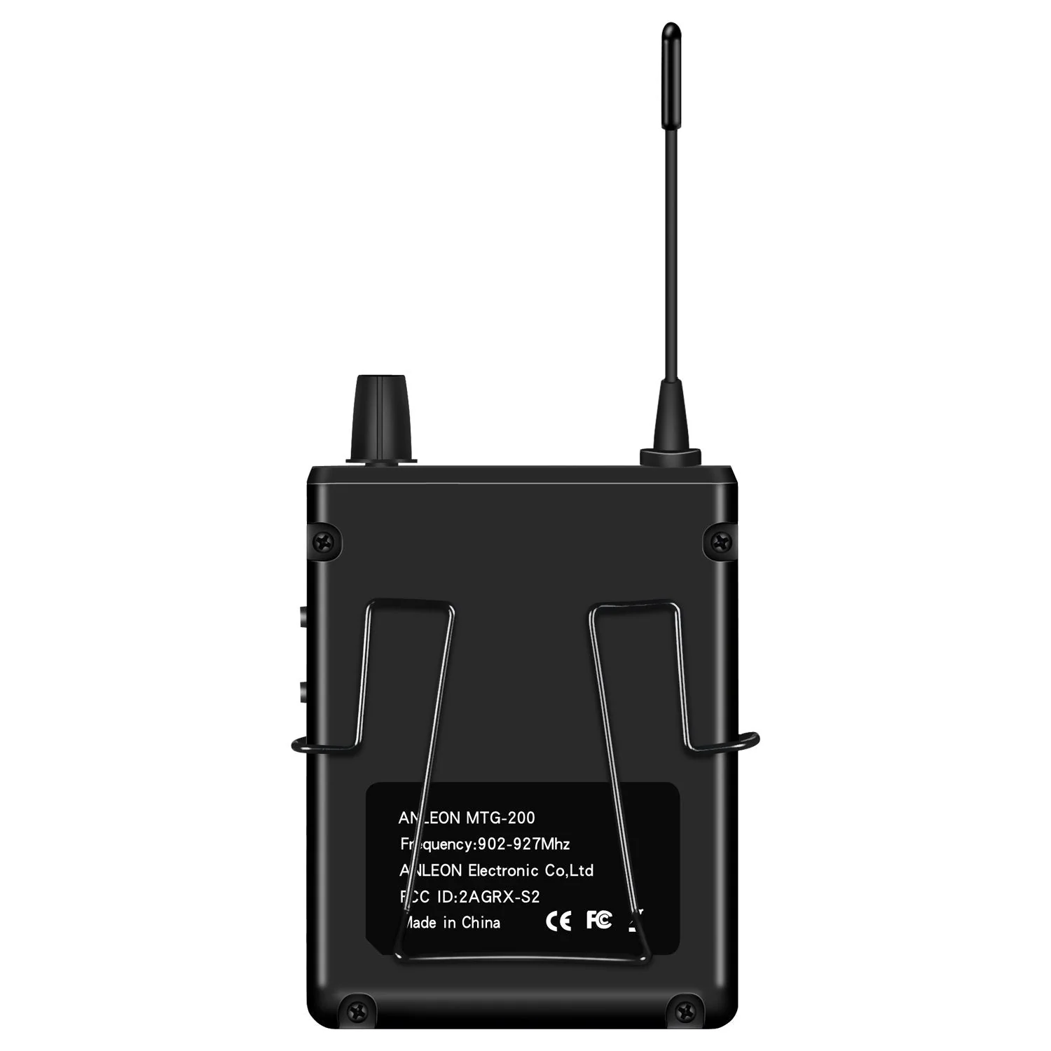 ANLEON MTG-200 Wireless Tour Guide & Language Interpretation System 915Mhz (1 Transmitter 1 Receiver) 1 Transmitter 1 Receiver - Image 2