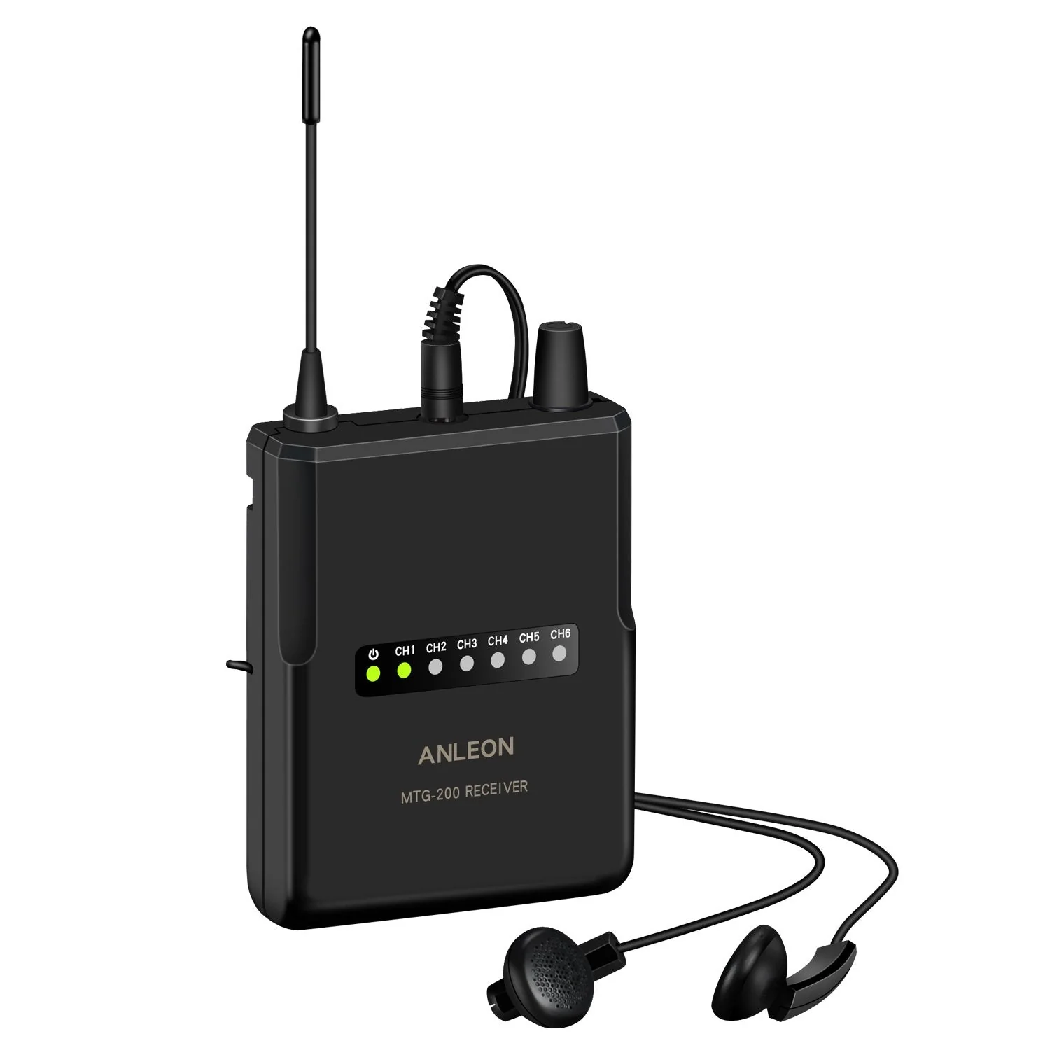 ANLEON MTG-200 Wireless Tour Guide & Language Interpretation System 915Mhz (1 Transmitter 1 Receiver) 1 Transmitter 1 Receiver - Image 6