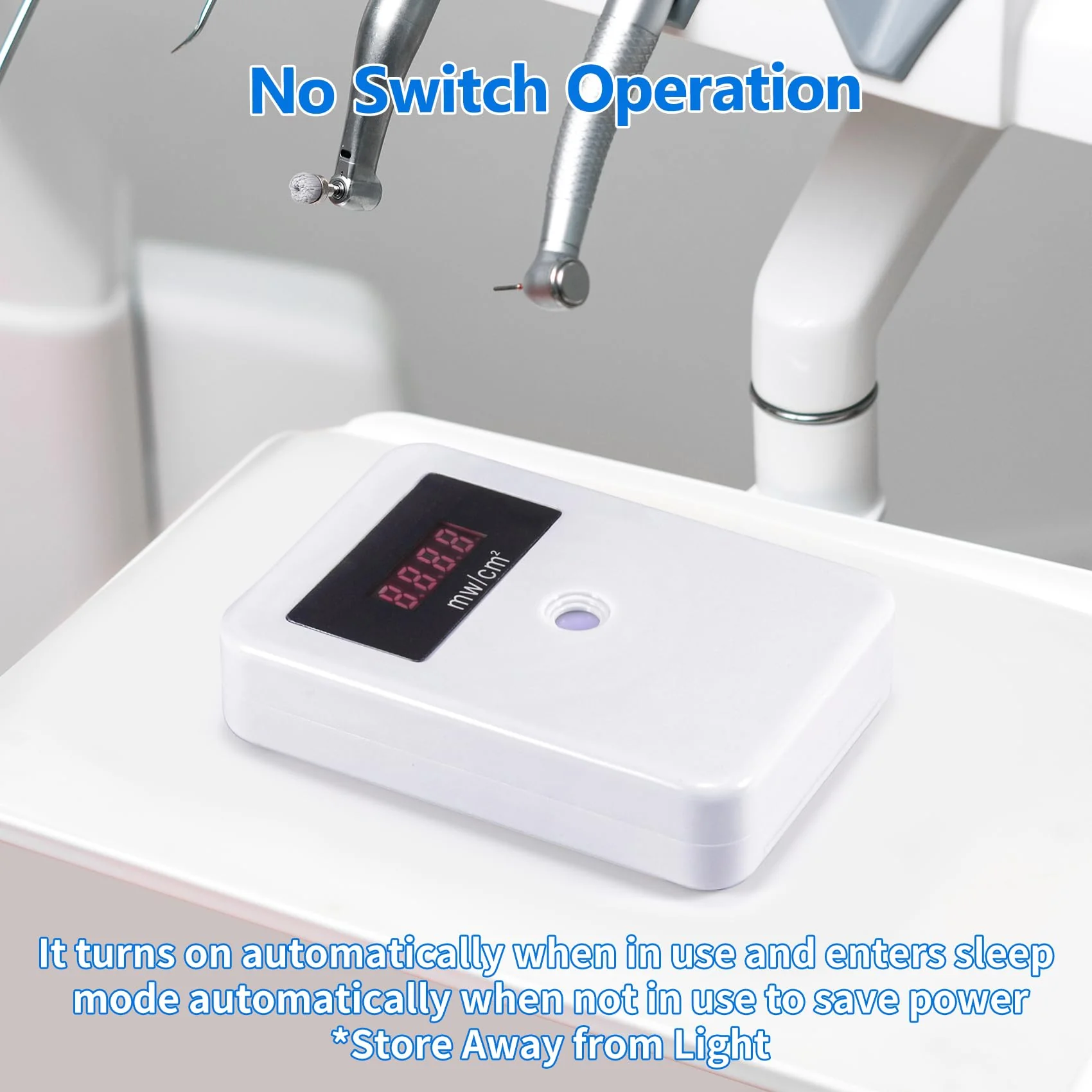 Annhua Dental Led Light Meter, Light Cure Power Curing Tester - Image 6