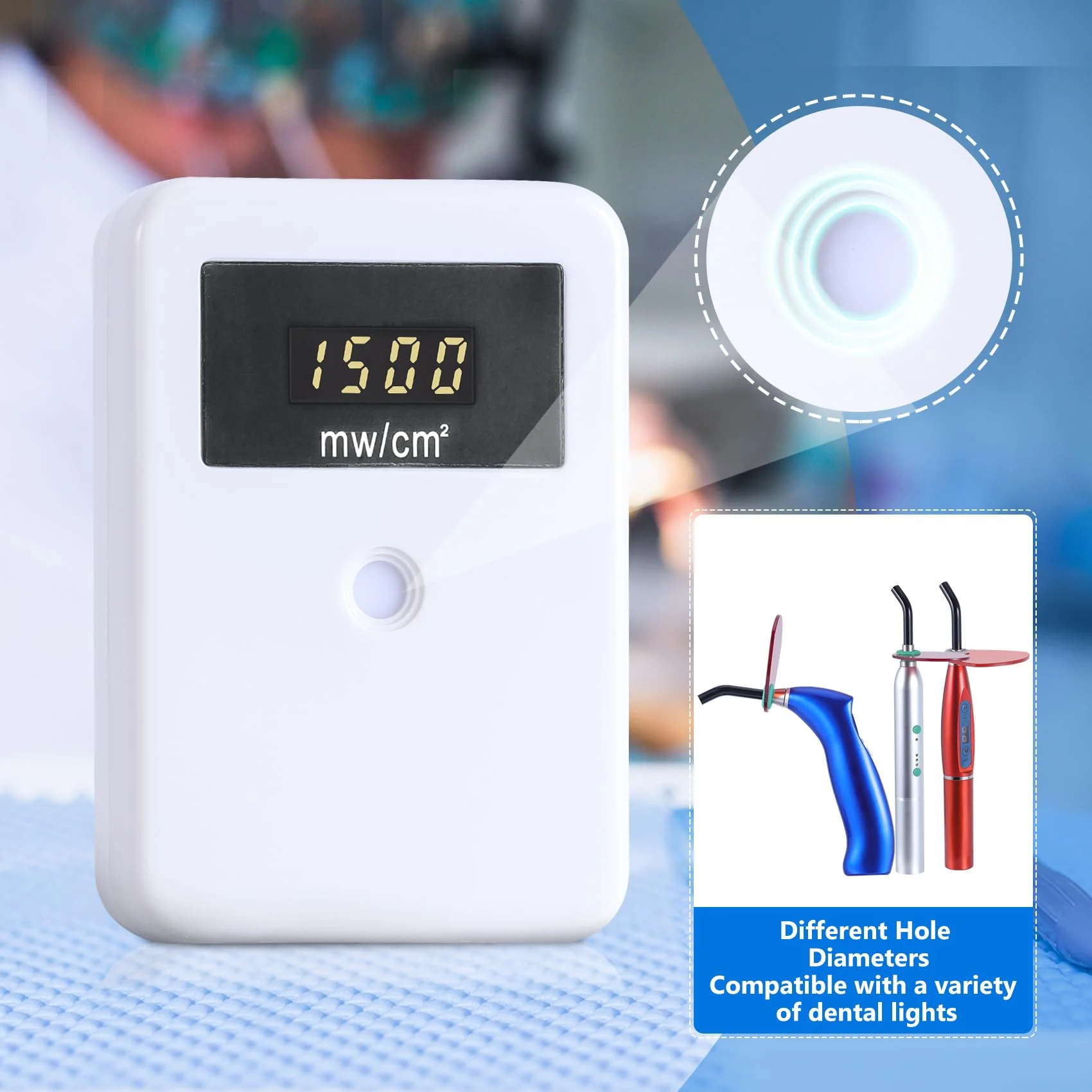 Annhua Dental Led Light Meter, Light Cure Power Curing Tester - Image 7